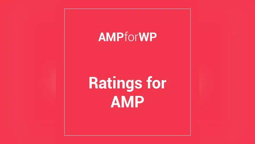 AMP Ratings 2.8.6