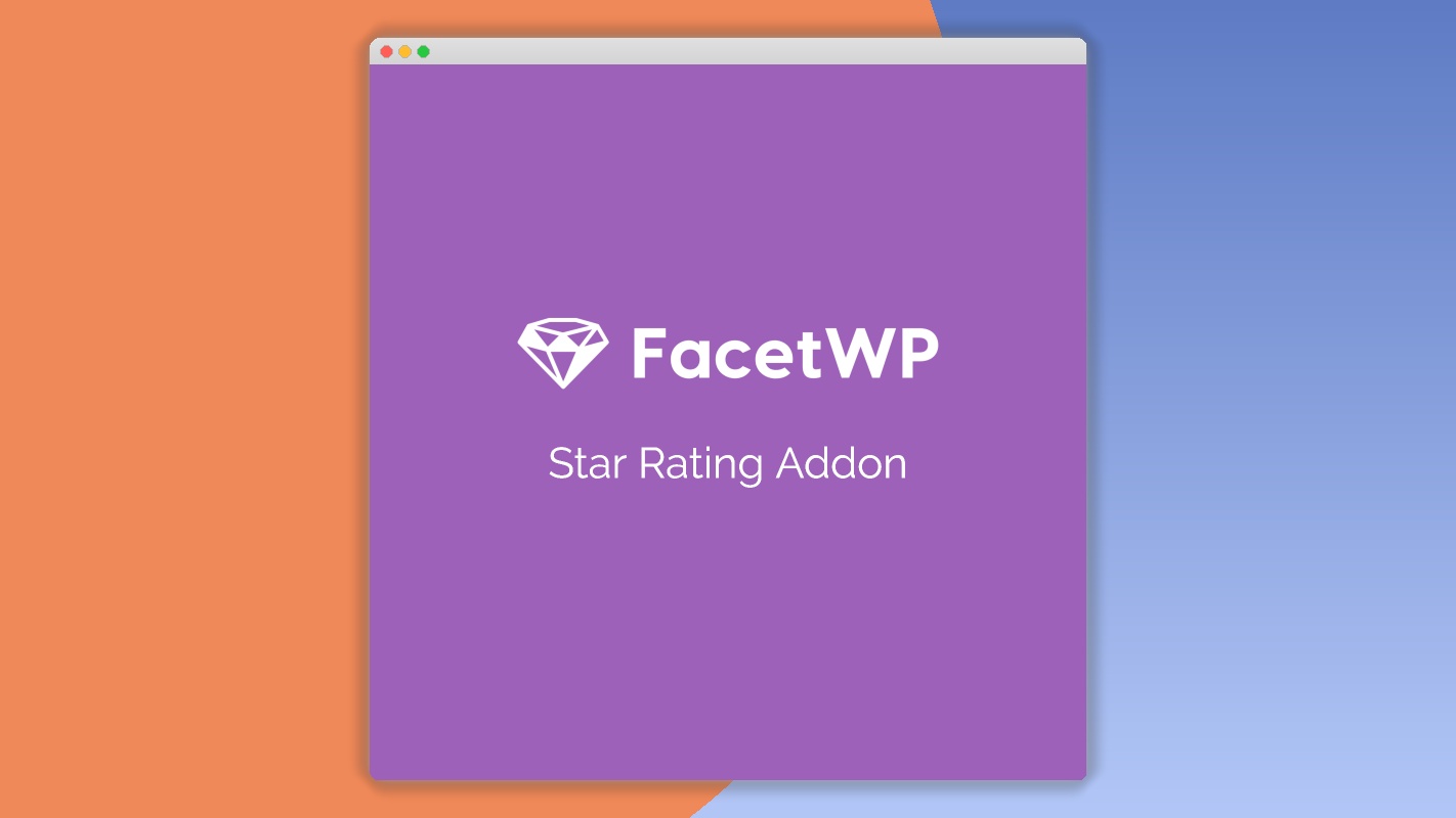 FacetWP Star Rating Add-On 1.0.4