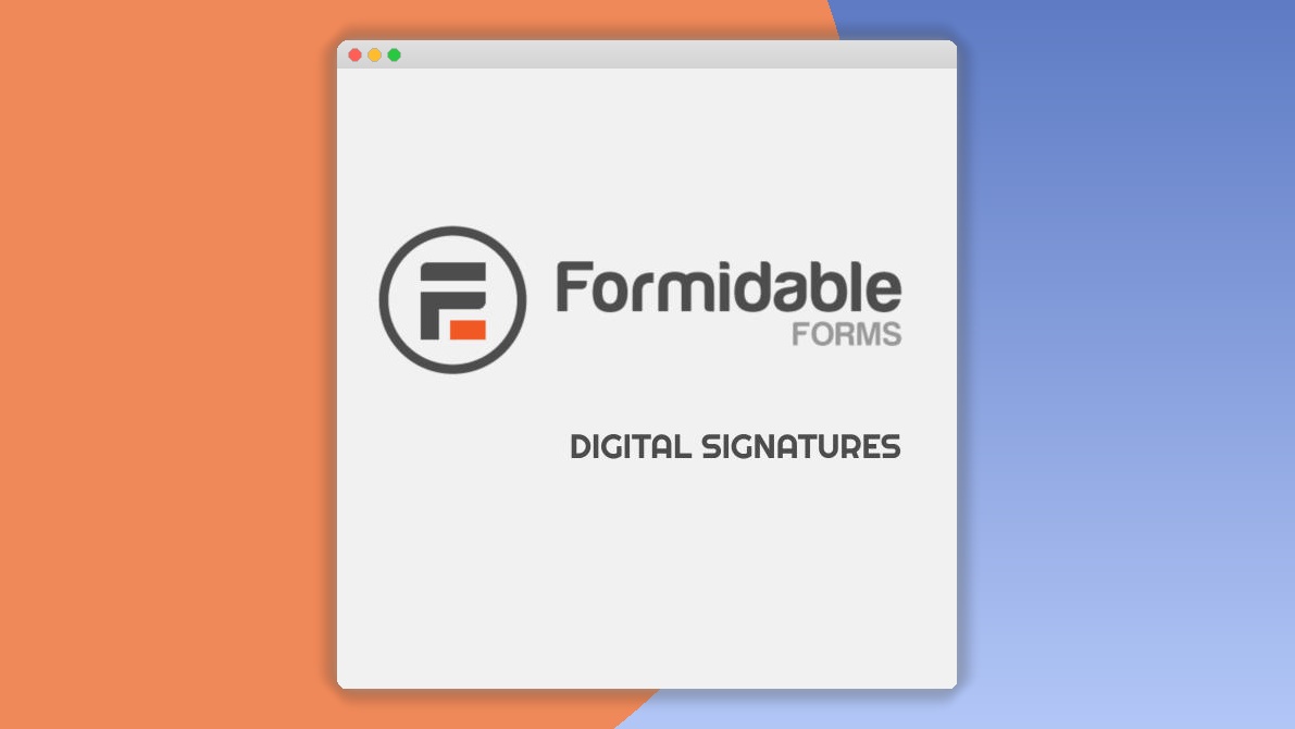 Formidable Digital Signatures 3.0.4