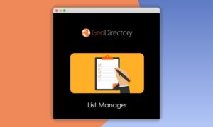 GeoDirectory List Manager