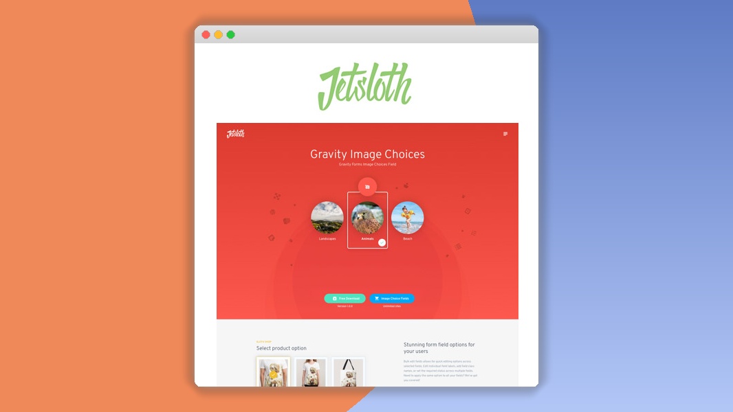 Jetsloth – Gravity Forms Image Choices 1.6.9