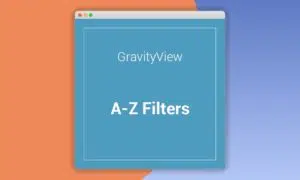 GravityView A-Z Filters Extension